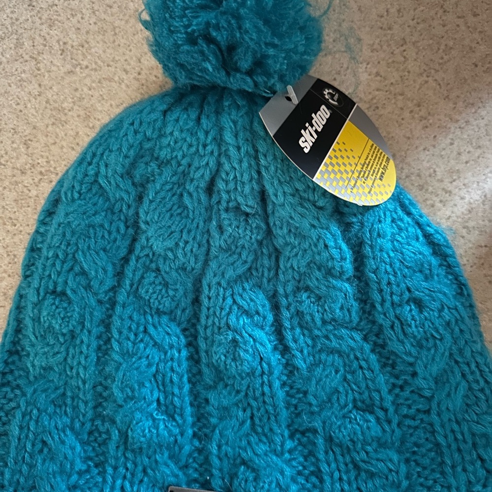 Ski-Doo Teal Knit Unisex Beanie
